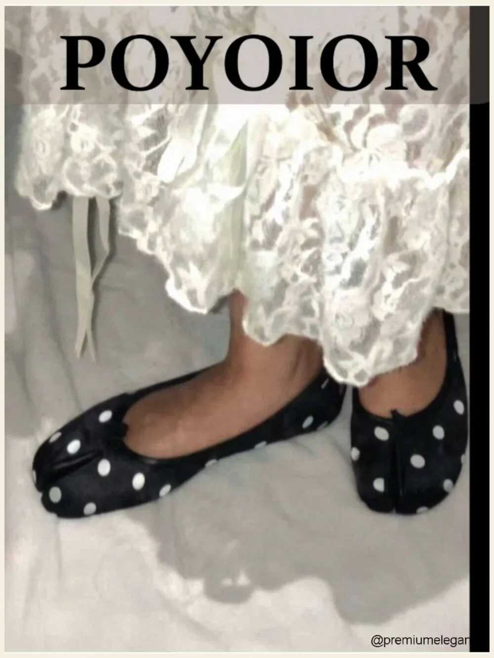 Split Toe Ballet Flats Wide Width Slip-On Comfort Casual Work Shoes